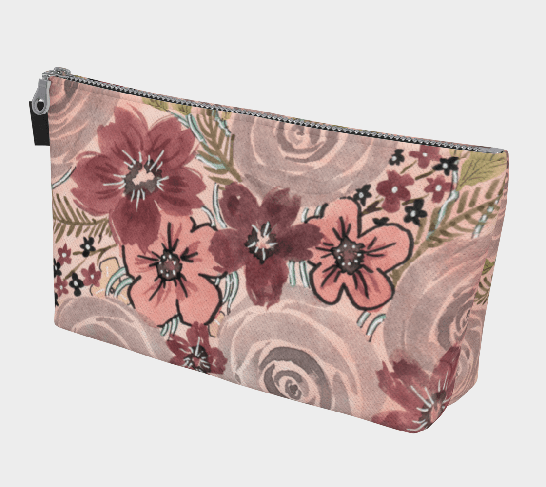 Floral Makeup Bag