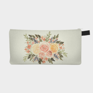 Orange Rose Pencil Case