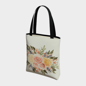 Orange Rose Tote